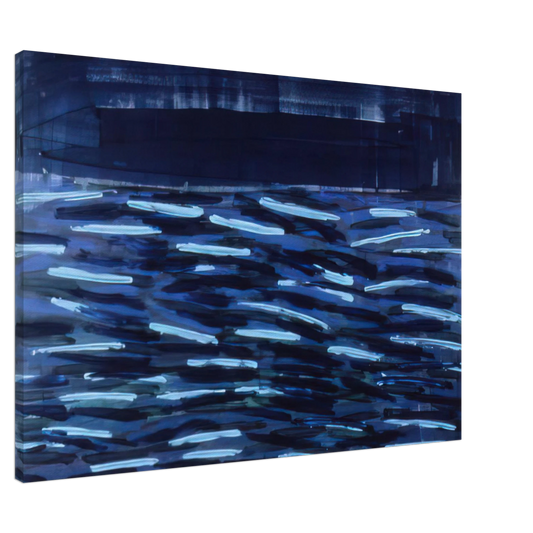 Ronnie Landfield - Flowers Of The Deep - 1984 Canvas - 20x30 cm / 8x12 inches-canvas