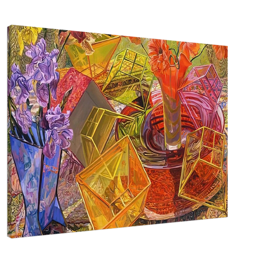 Janet Fish - PLASTIC BOXES 2007 Canvas - 20x30 cm / 8x12 inches-canvas