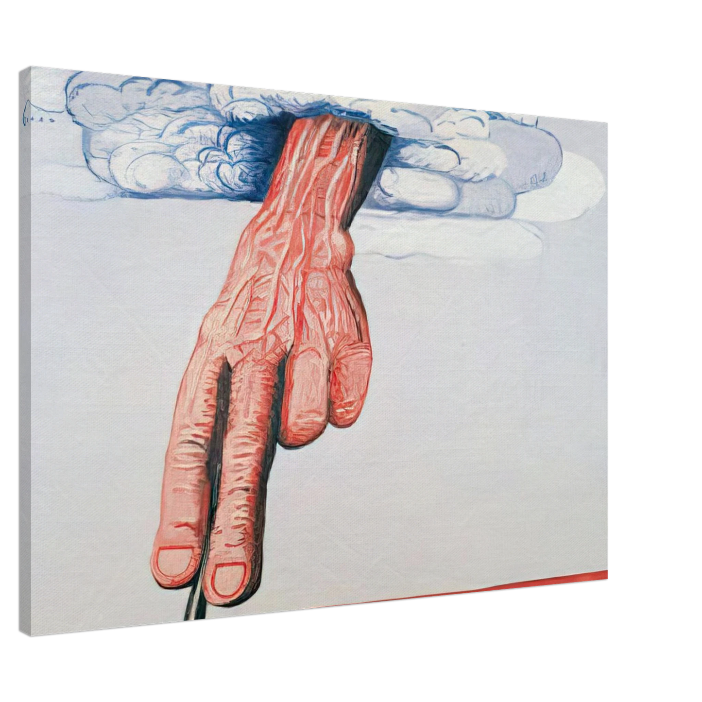 Philip Guston - LINE Canvas - 20x30 cm / 8x12 inches-canvas