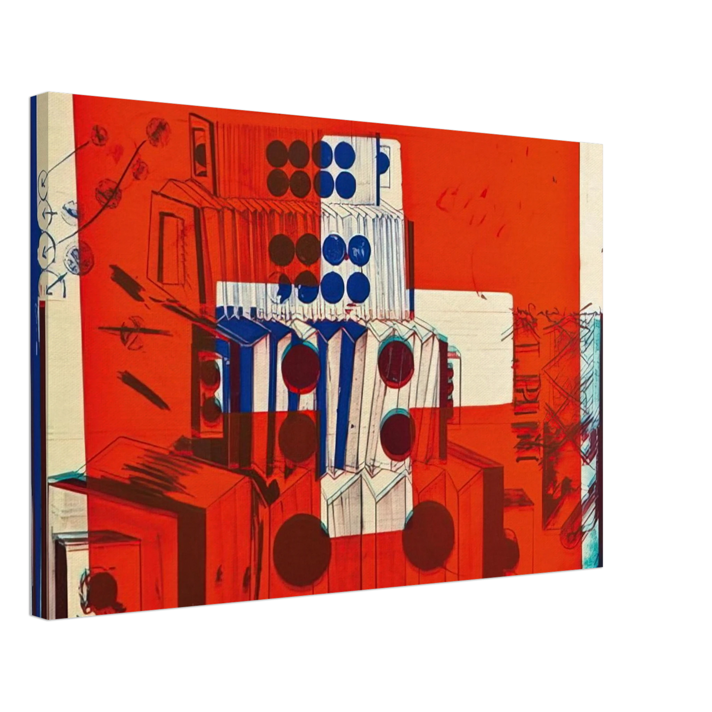 Dieter Roth - Ars Alpina I - 1972 Canvas - 40x60 cm / 16x24 inches-canvas