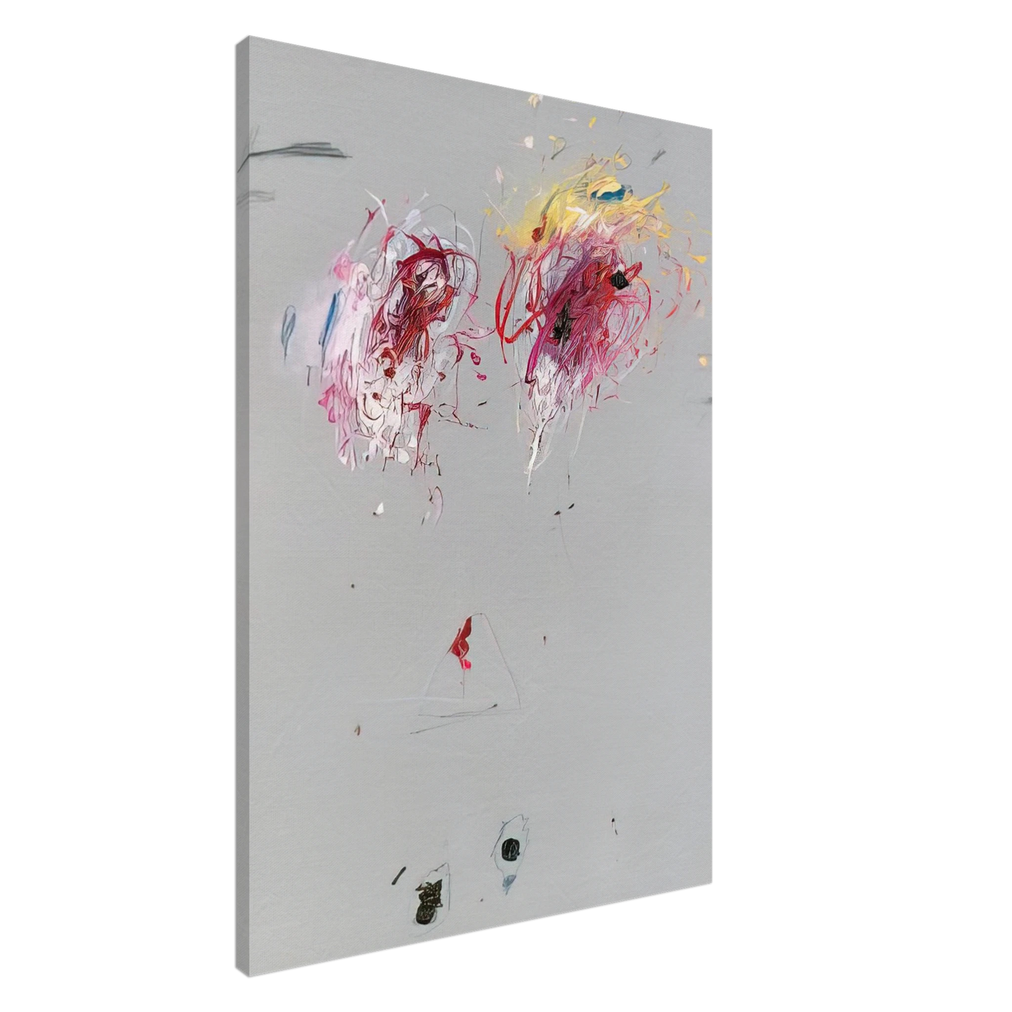 Cy Twombly - Nine Discourses on Commodus, Part IV Canvas - 20x30 cm / 8x12 inches-canvas
