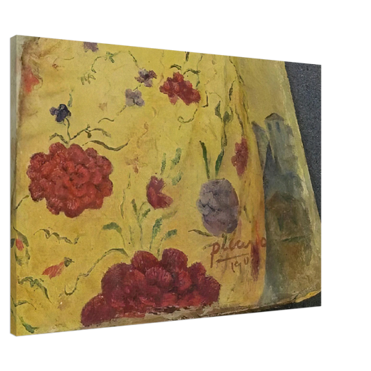 Pablo Picasso - La Maja con Bandolina - 1907  Rome, Italy Canvas - 20x30 cm / 8x12 inches-canvas