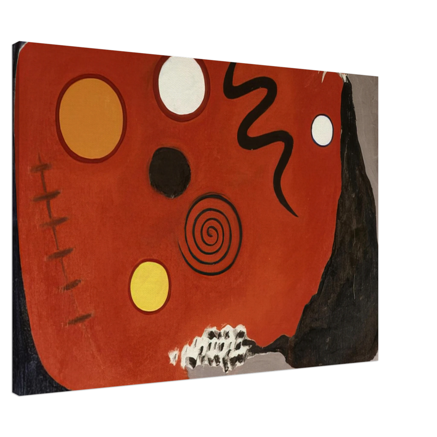 Alexander Calder - THE FUSE 1947 Canvas - 20x30 cm / 8x12 inches-canvas