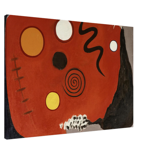 Alexander Calder - THE FUSE 1947 Canvas - 20x30 cm / 8x12 inches-canvas