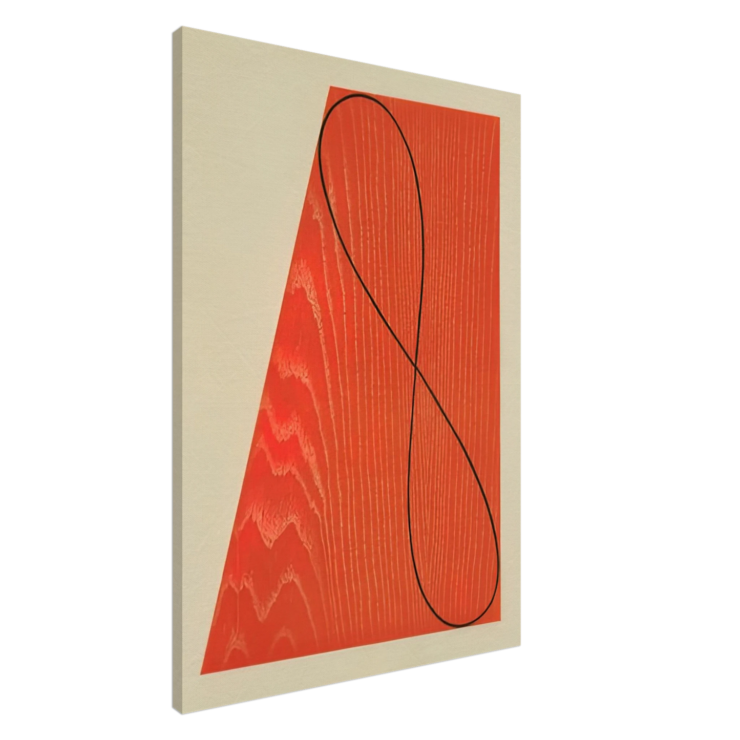 Robert Mangold - UNTITLED FROM SKOWHEGAN SUITE 1992 Canvas - 20x30 cm / 8x12 inches-canvas