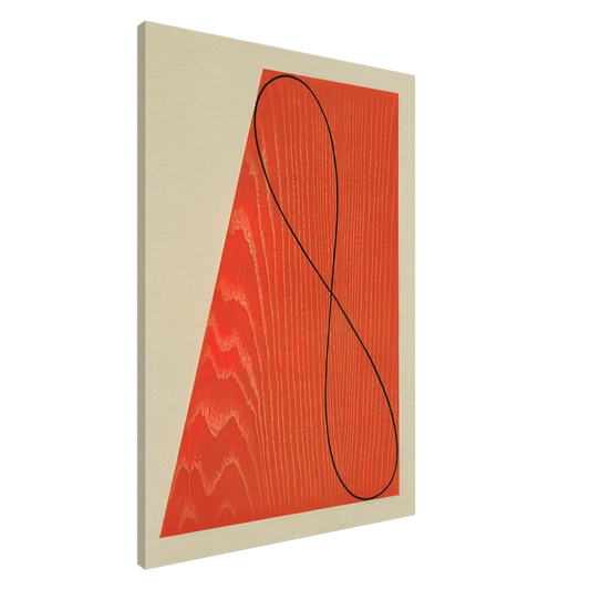 Robert Mangold - UNTITLED FROM SKOWHEGAN SUITE 1992 Canvas - 20x30 cm / 8x12 inches-canvas