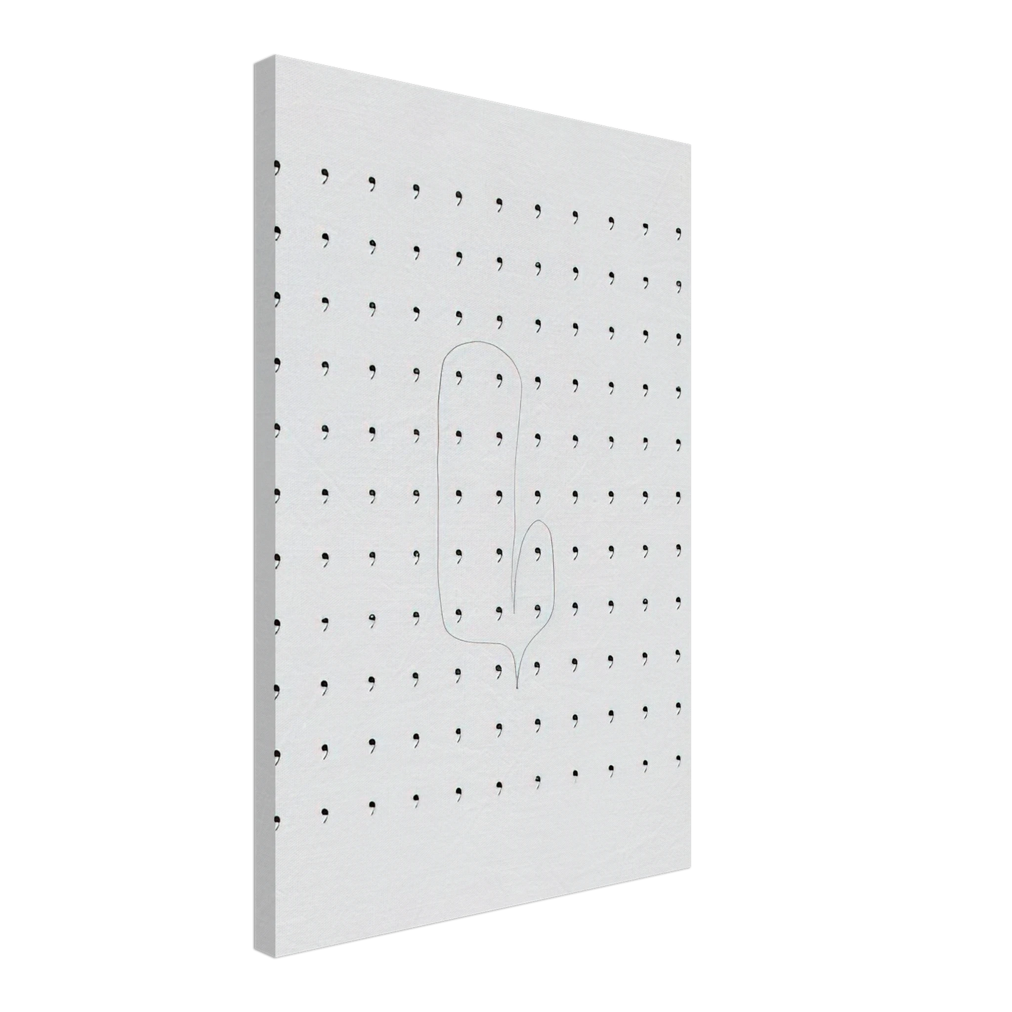 Dieter Roth - Stupidogramm - 1962 Canvas - 70x100 cm / 28x40 inches-canvas