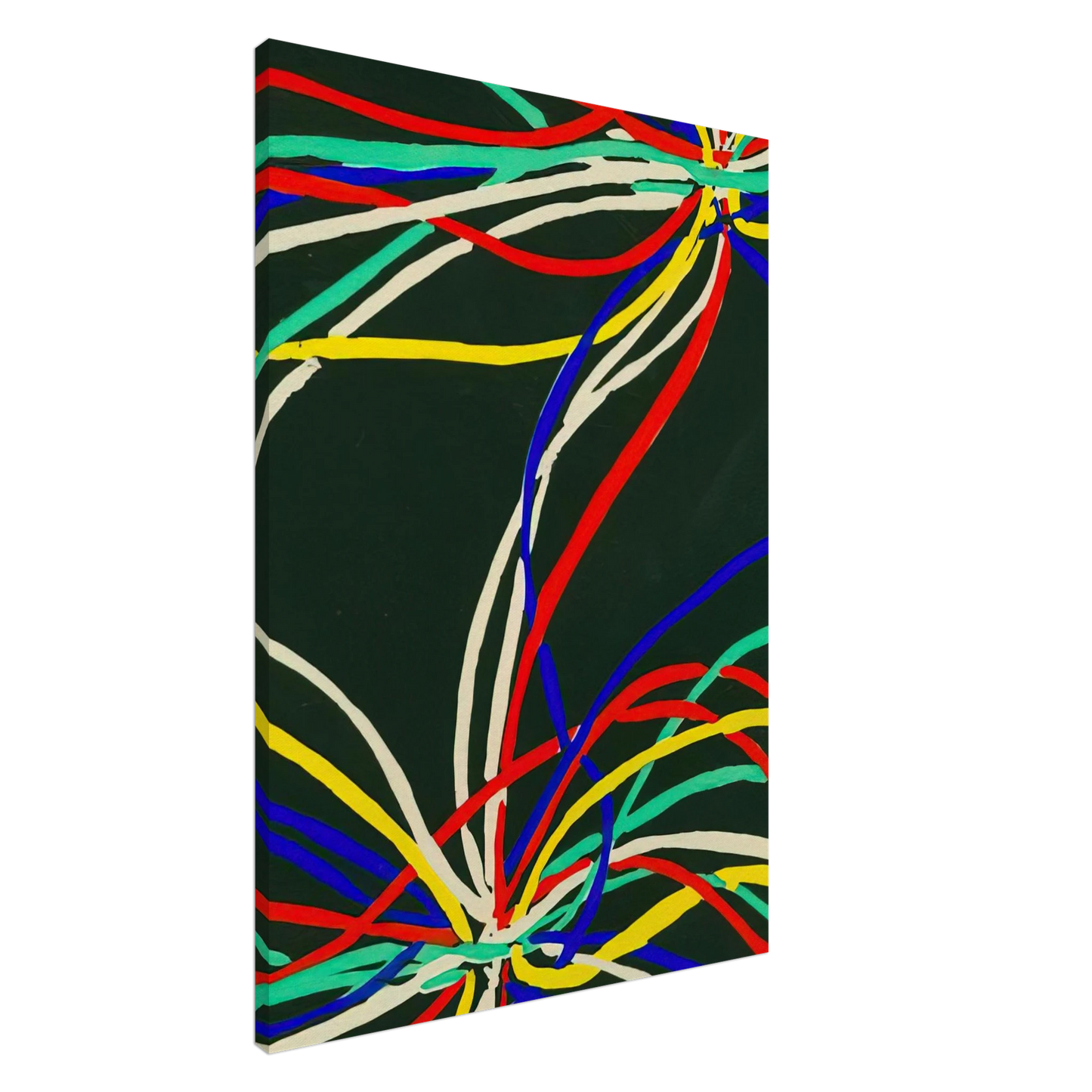 Sonia Delaunay - COMPOSITIONS COULEURS IDEES Canvas - 20x30 cm / 8x12 inches-canvas