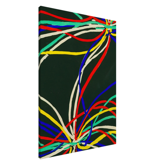 Sonia Delaunay - COMPOSITIONS COULEURS IDEES Canvas - 20x30 cm / 8x12 inches-canvas