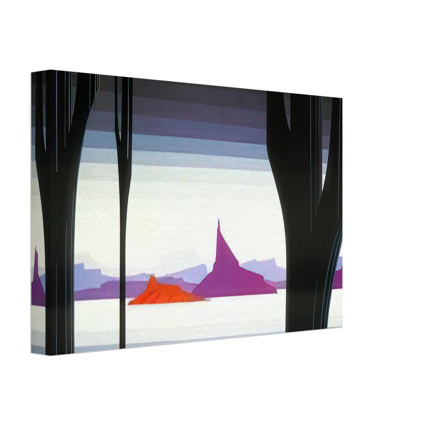 Eyvind Earle - Saguaro Canvas - 40x60 cm / 16x24 inches-canvas