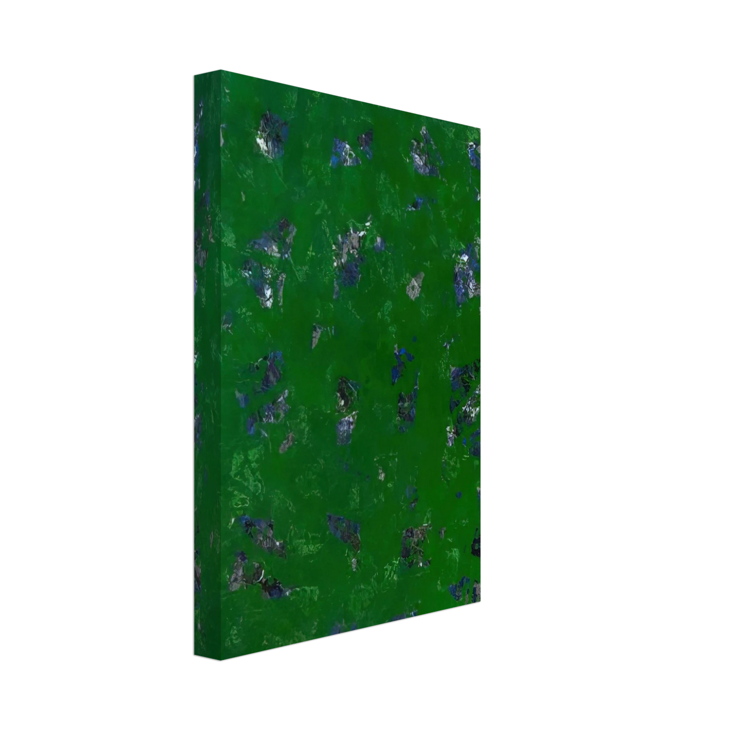 Sam Francis - Green Buddha  L. L261; SF-337; G. 1157  Canvas - 40x60 cm / 16x24 inches-canvas