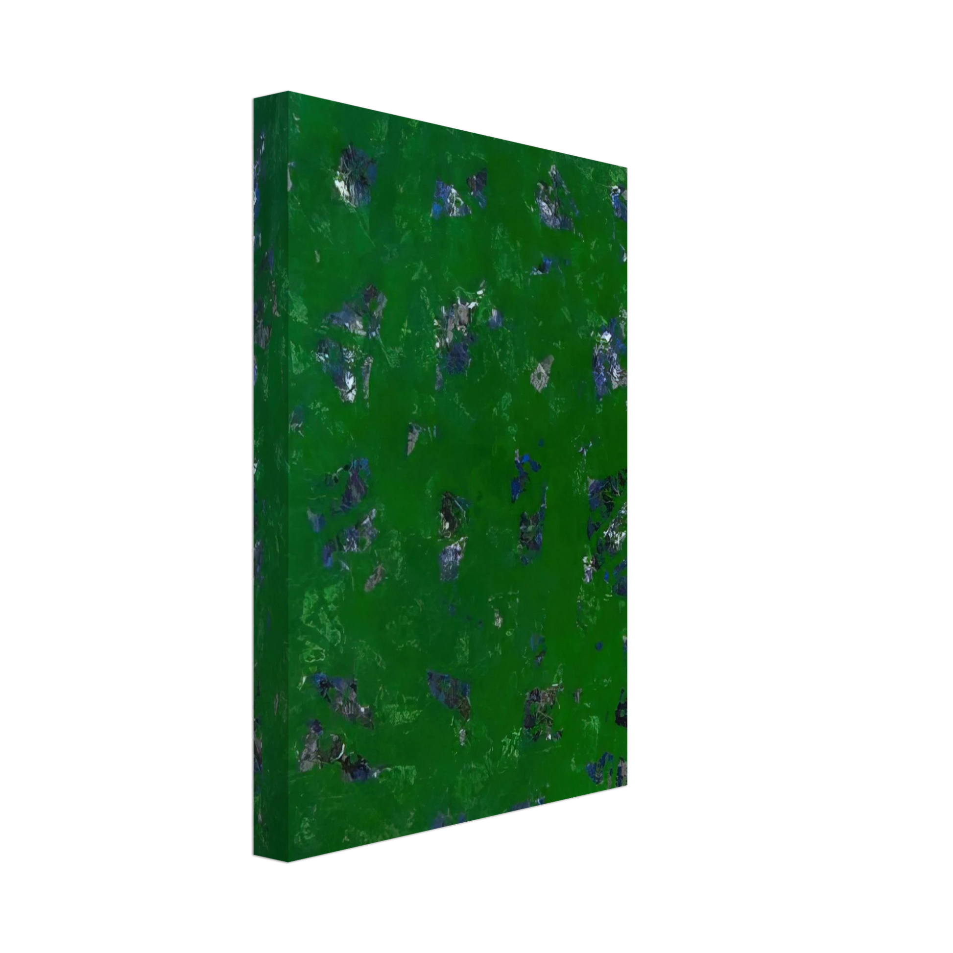 Sam Francis - Green Buddha  L. L261; SF-337; G. 1157  Canvas - 40x60 cm / 16x24 inches-canvas