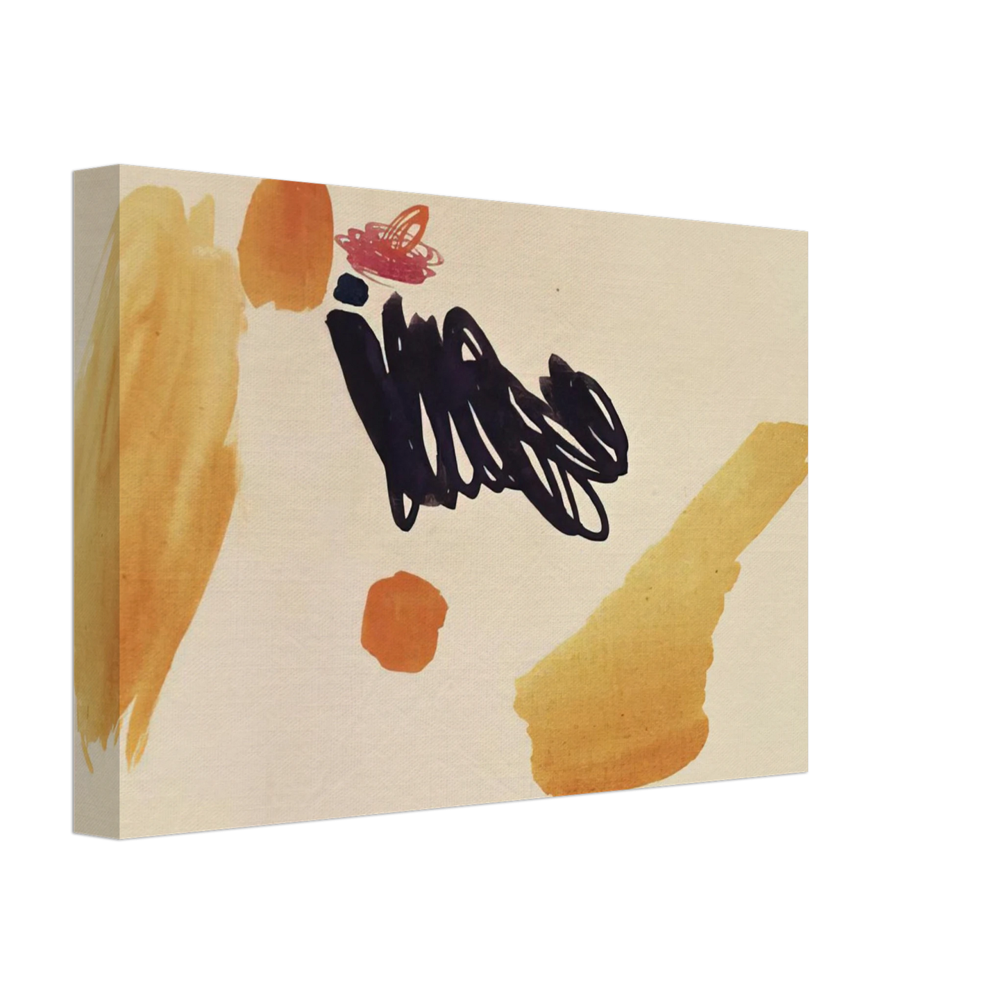 Julius Bissier - 18.9.56 - 1956 Canvas - 70x100 cm / 28x40 inches-canvas