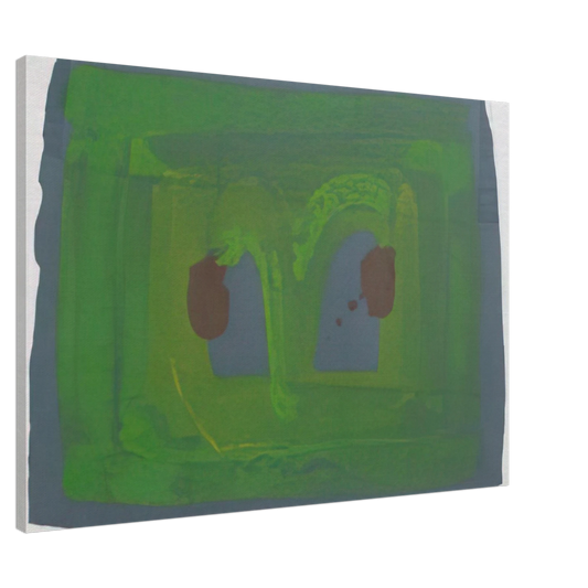 Howard Hodgkin - Lotus - 1980 Canvas - 20x30 cm / 8x12 inches-canvas