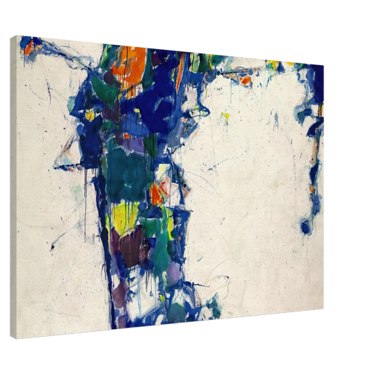 Sam Francis - Middle Blue Canvas - 20x30 cm / 8x12 inches-canvas