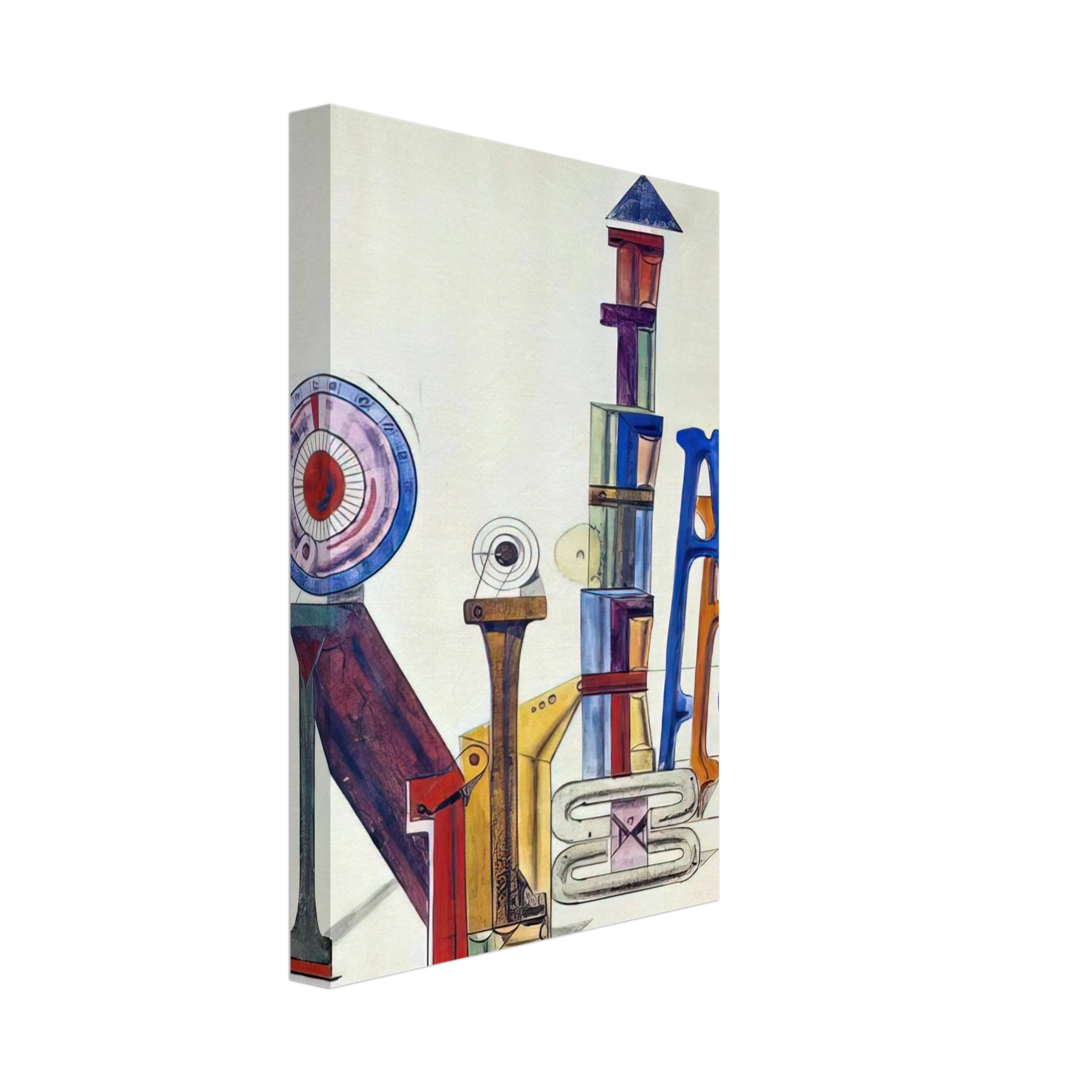 Max Ernst - La Grande Roue Orthochromatiqueâ€¦ Canvas - 70x100 cm / 28x40 inches-canvas