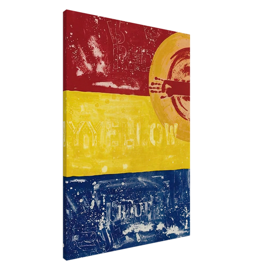 Jasper Johns - PERISCOPE I ULAE 200 Canvas - 20x30 cm / 8x12 inches-canvas