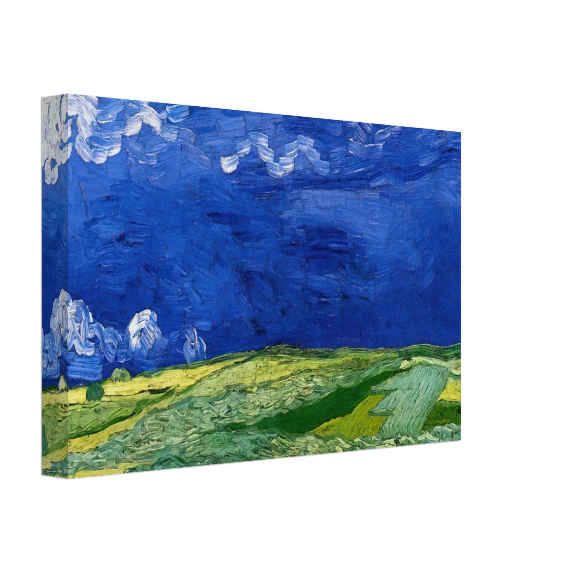 Vincent van Gogh - Wheatfields under Thunderclouds Canvas - 70x100 cm / 28x40 inches-canvas