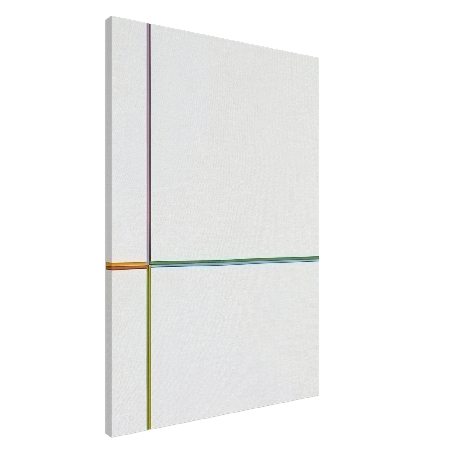 Max Bill - Doppelfarben in the cross 1-2-3-4 - 1968 Canvas - 20x30 cm / 8x12 inches-canvas