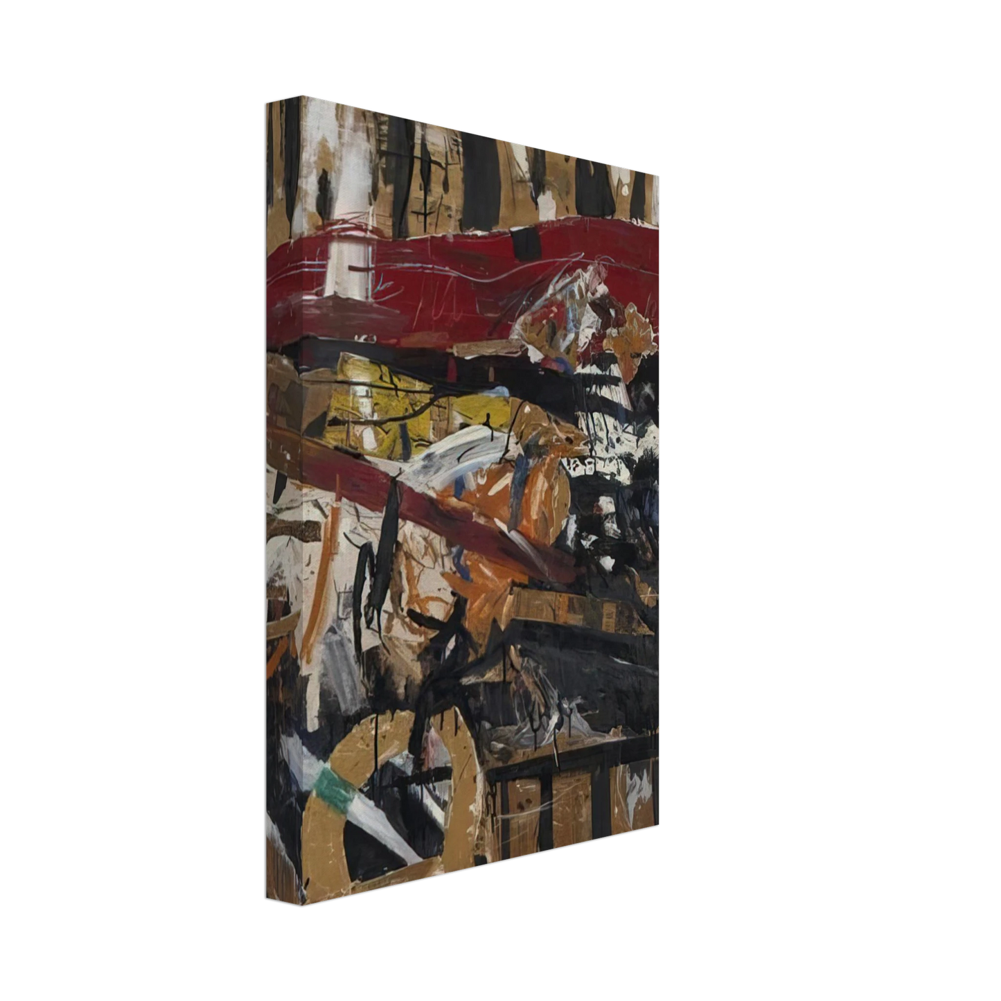 Allan Kaprow - Caged Pheasant #2 Canvas - 40x60 cm / 16x24 inches-canvas