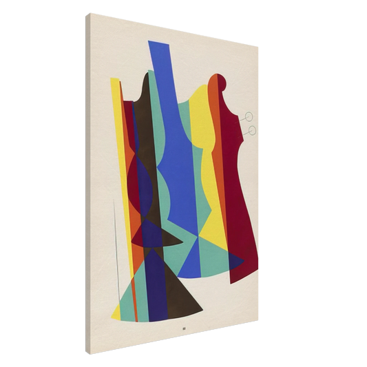 Man Ray - ORCHESTRA FROM THE PORTFOLIO REVOLVING DOORS 1926 Canvas - 20x30 cm / 8x12 inches-canvas