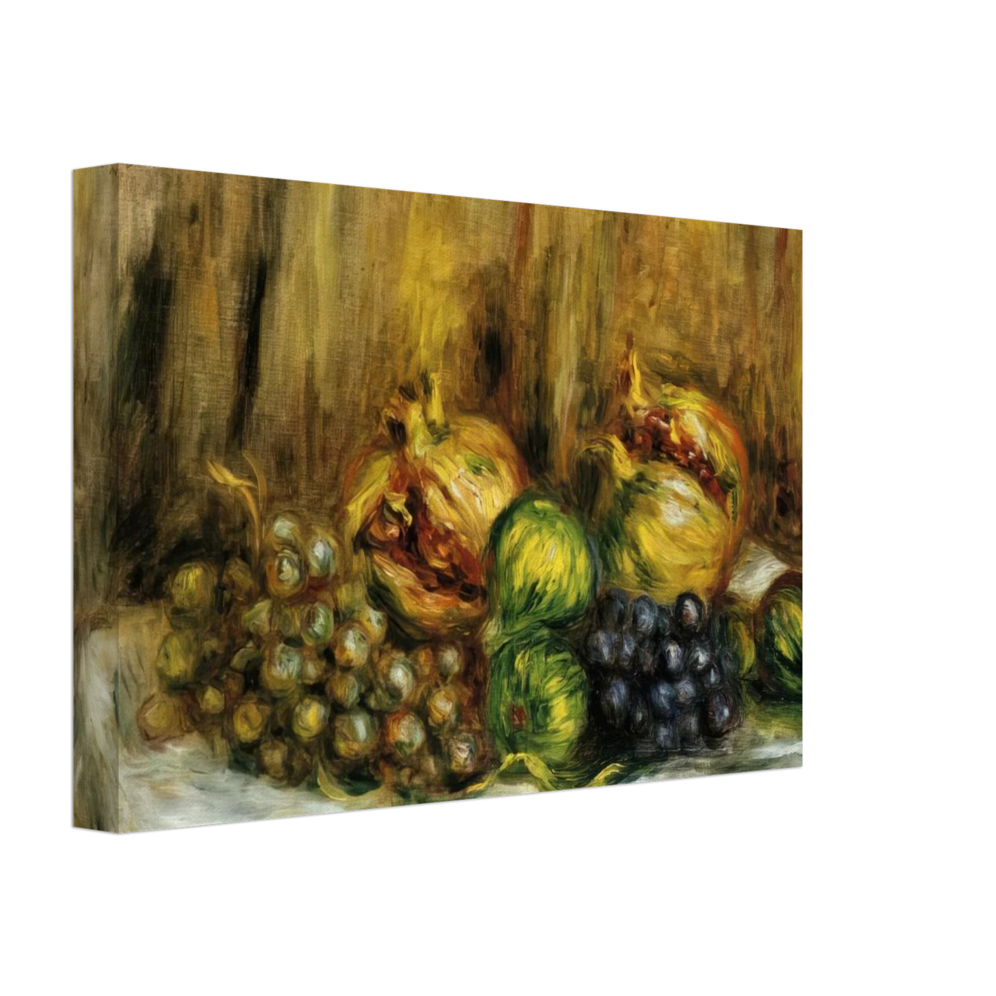 Pierre-Auguste Renoir - Still Life with Grapes Canvas - 70x100 cm / 28x40 inches-canvas
