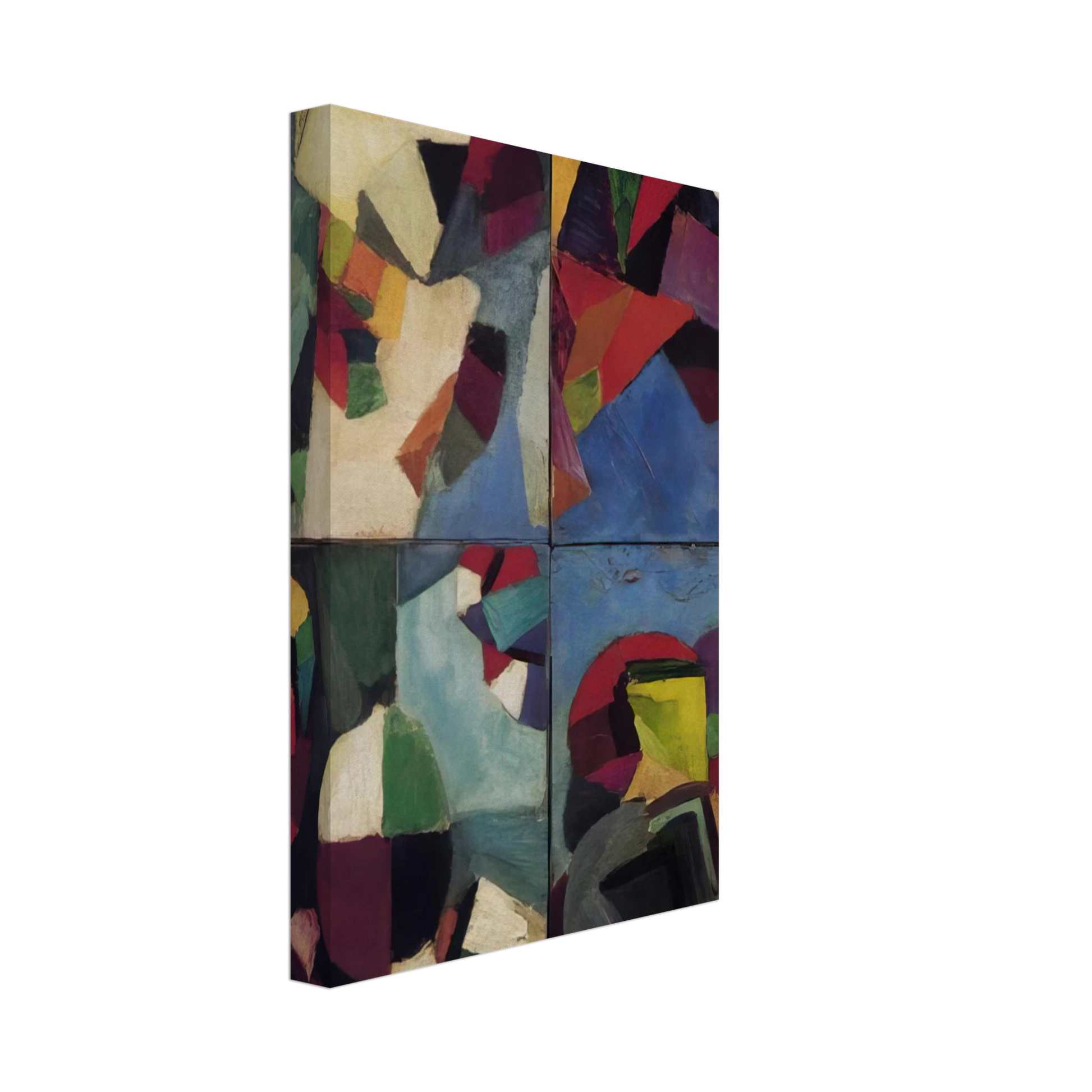 Morgan Russell - Four Part Synchromy, Number 7 - 1915 Canvas - 70x100 cm / 28x40 inches-canvas