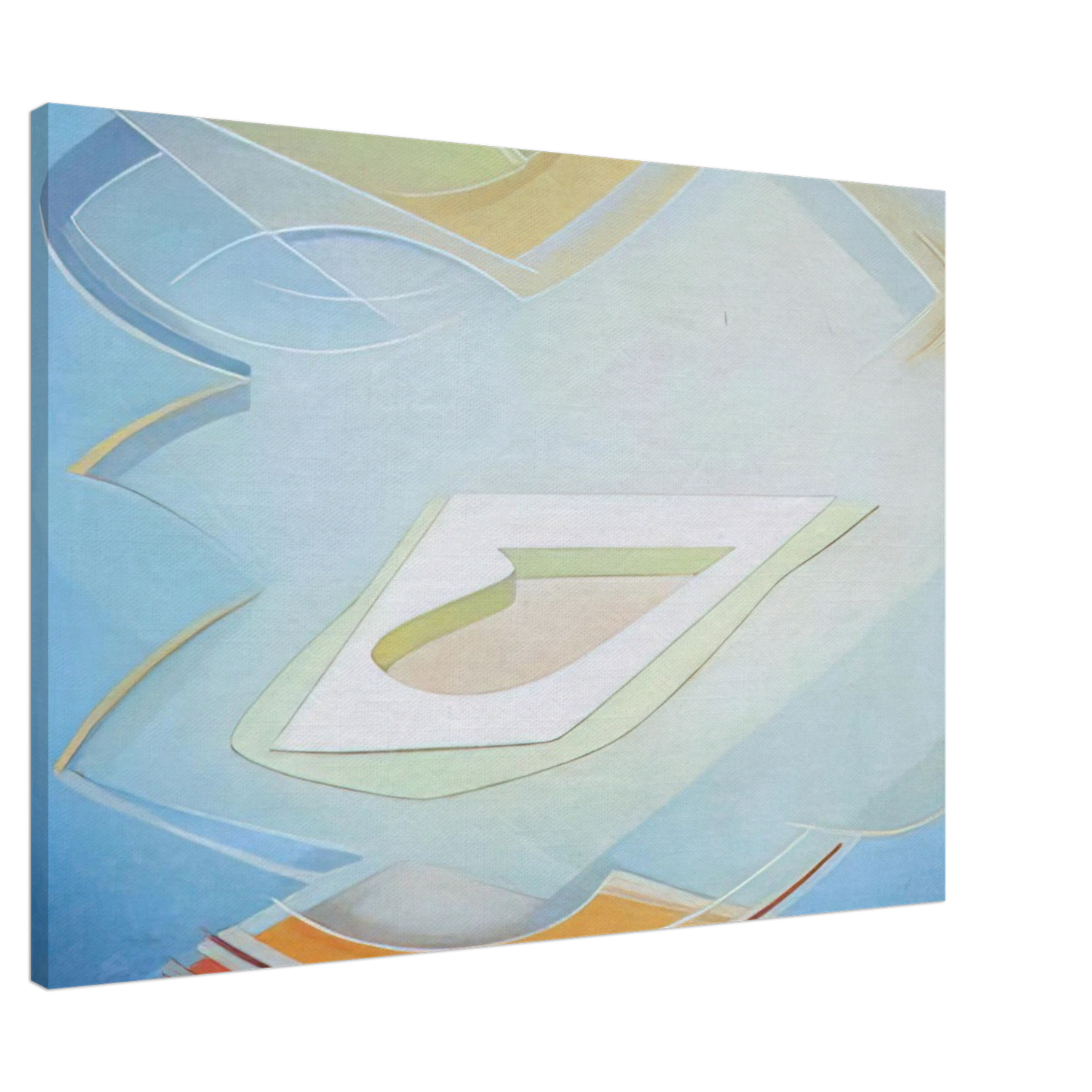 Lawren Harris - Intimations - 1943 Canvas - 20x30 cm / 8x12 inches-canvas