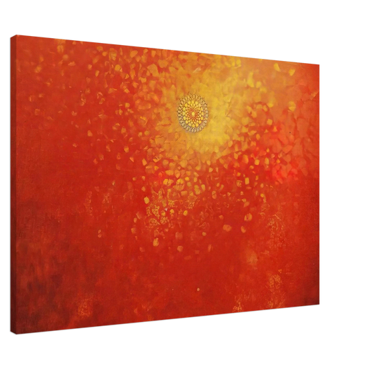 Max Ernst - The cardinals are dying Canvas - 20x30 cm / 8x12 inches-canvas