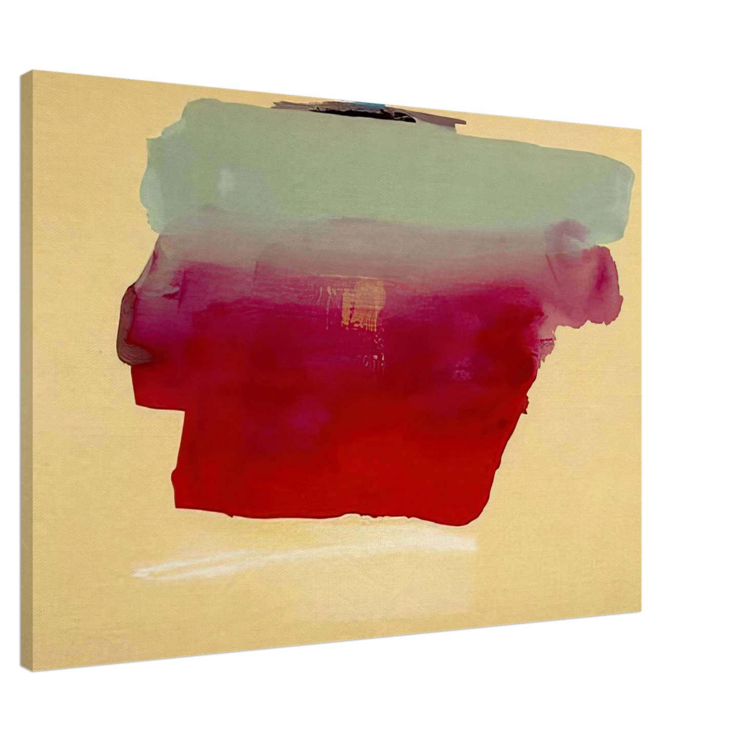 Helen Frankenthaler - Robinson s Wrap - 1974 Canvas - 20x30 cm / 8x12 inches-canvas