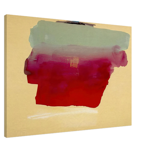 Helen Frankenthaler - Robinson s Wrap - 1974 Canvas - 20x30 cm / 8x12 inches-canvas