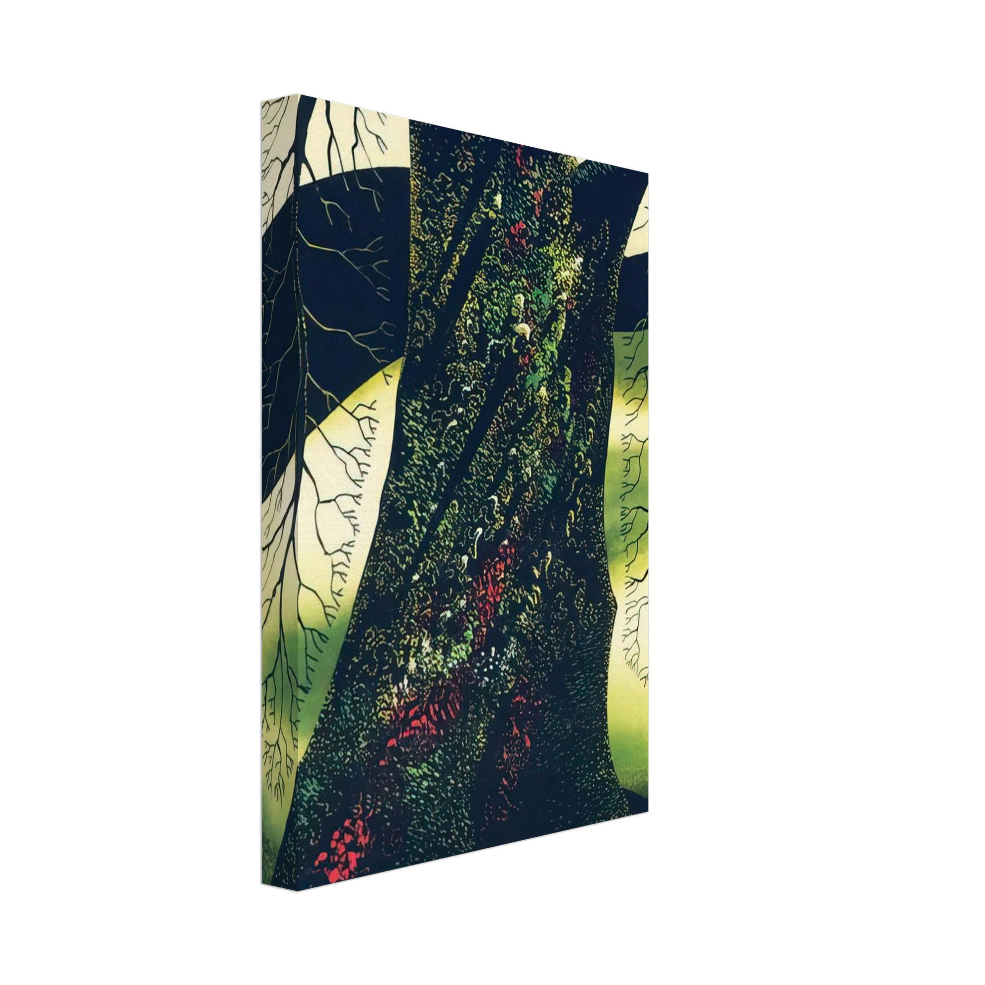 Eyvind Earle - Oak Tree Canvas - 40x60 cm / 16x24 inches-canvas