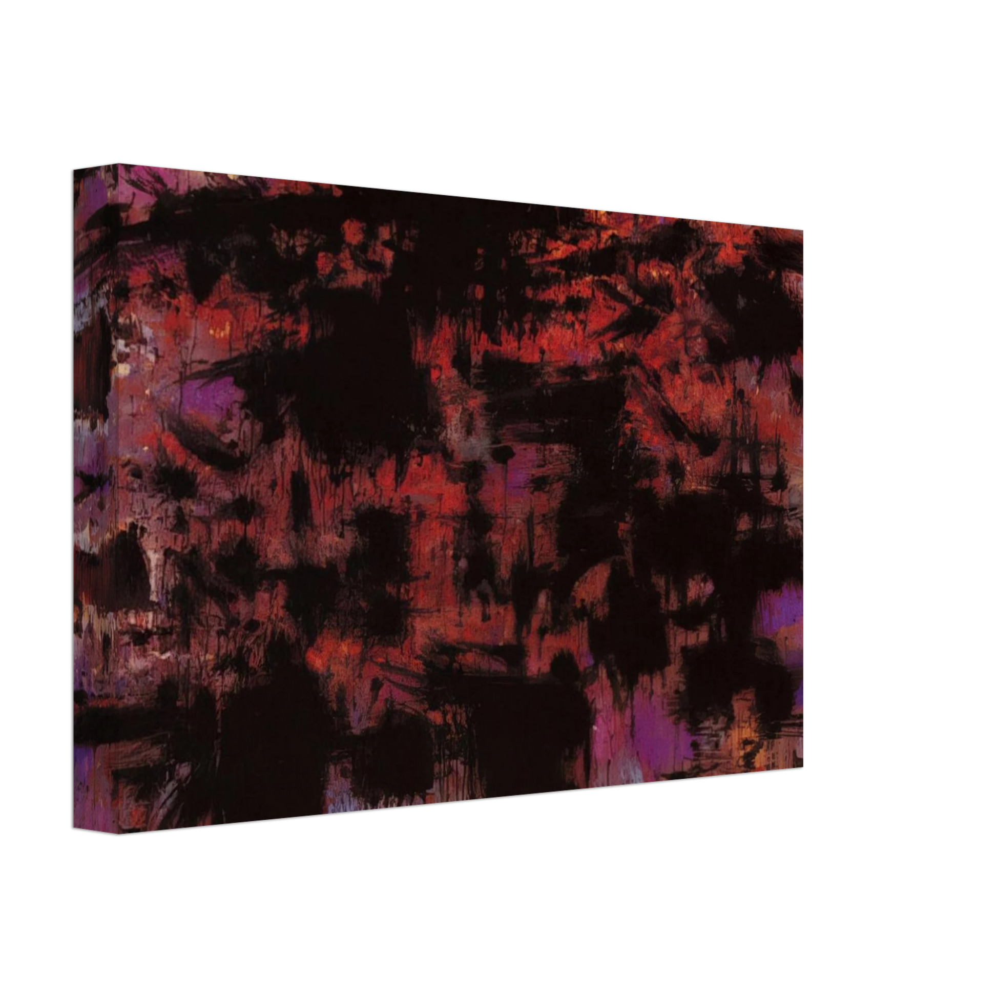 Alfred Manessier - Pour la mere d'un condamne a mort - 1975 Canvas - 70x100 cm / 28x40 inches-canvas