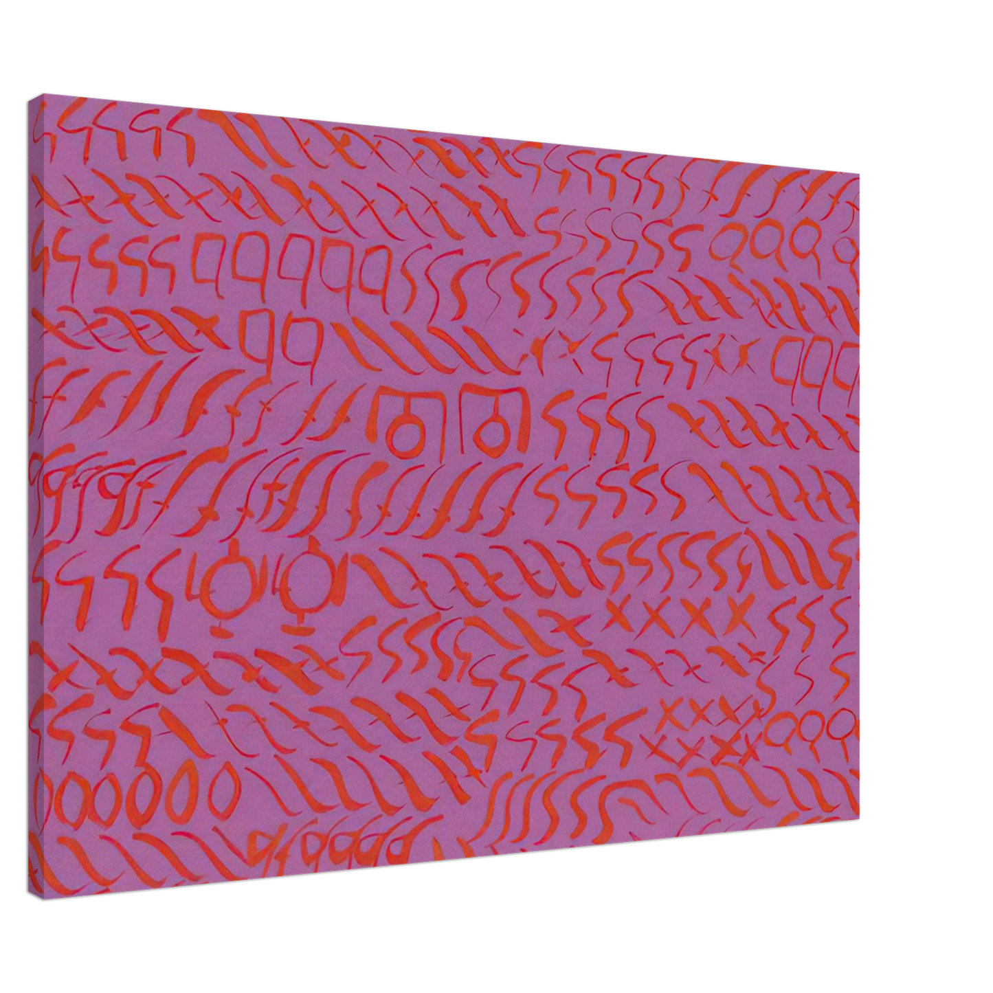 Carla Accardi - Viola Rosso - 1969 Canvas - 20x30 cm / 8x12 inches-canvas