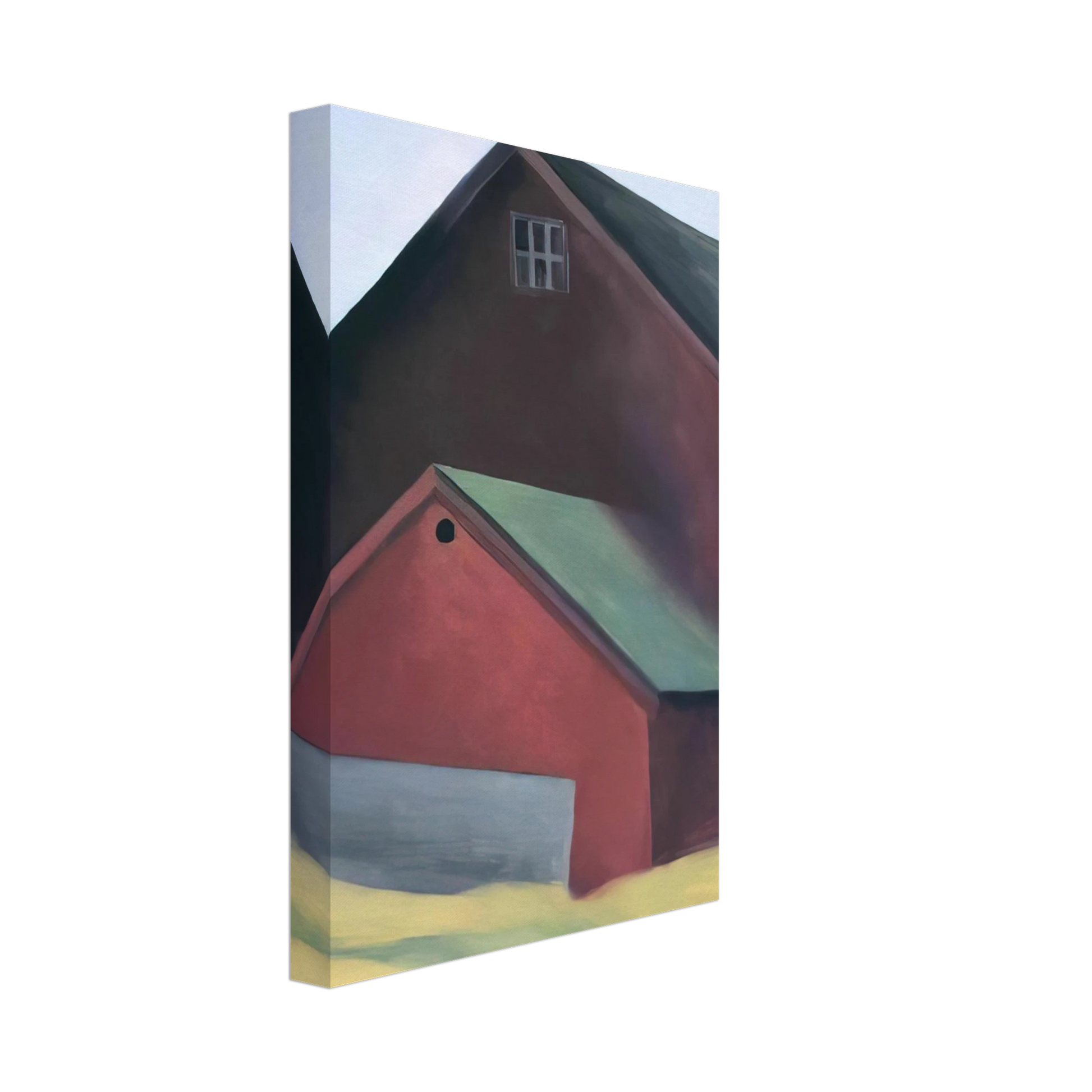 Georgia O'Keeffe - Ends Of Barns Canvas - 70x100 cm / 28x40 inches-canvas
