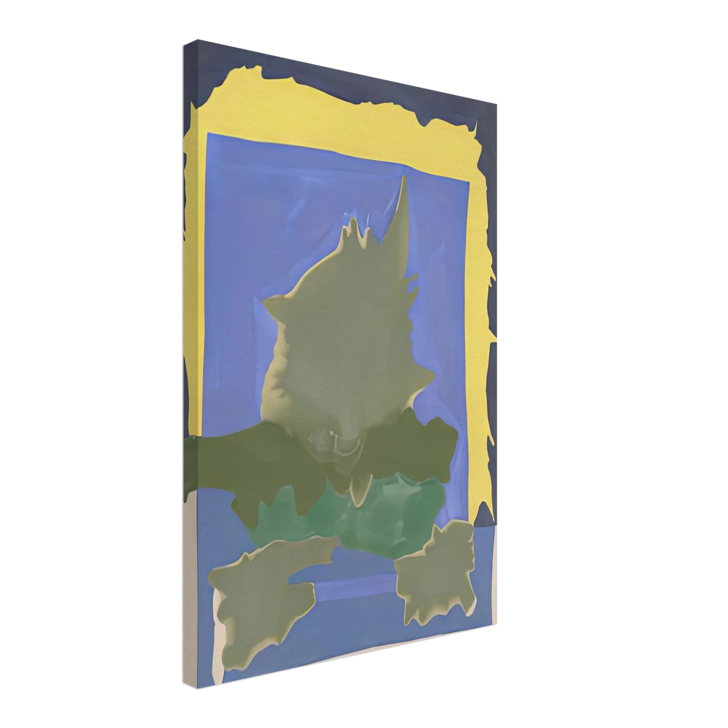 Helen Frankenthaler - Interior Landscape, 1964- Canvas - 40x60 cm / 16x24 inches-canvas