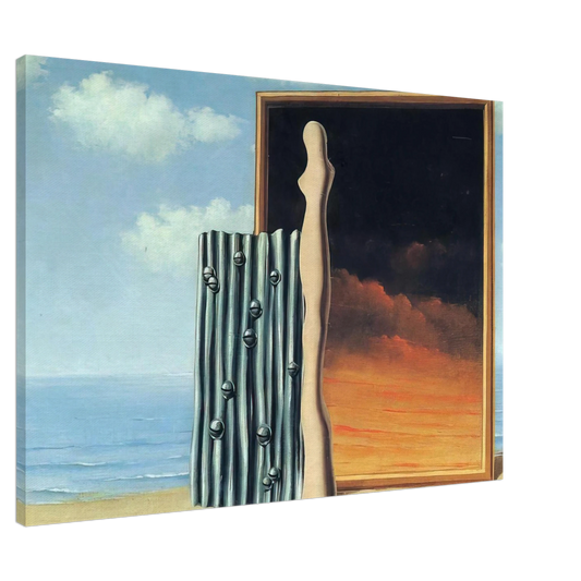 Rene Magritte - COMPOSITION ON A SEASHORE 1935 Canvas - 20x30 cm / 8x12 inches-canvas