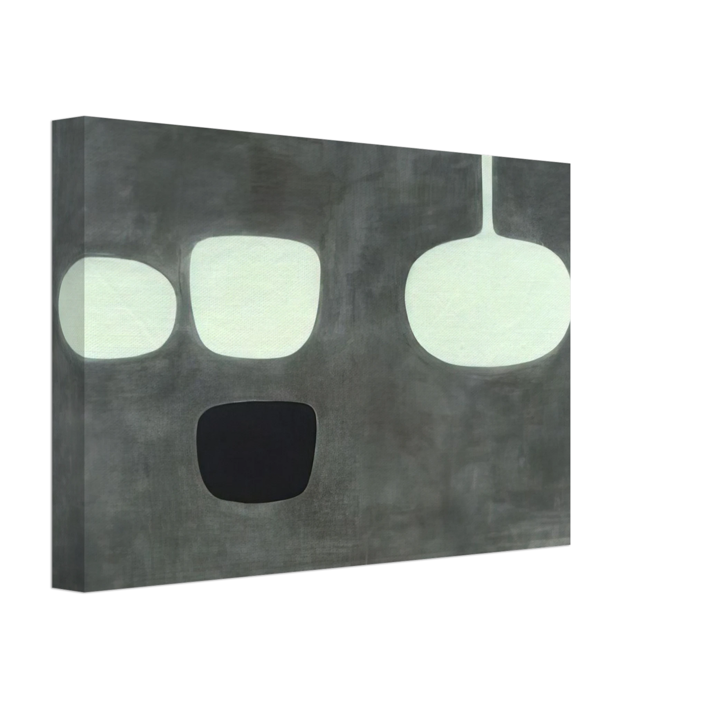 William Scott - Grey Still Life - 1969 Canvas - 40x60 cm / 16x24 inches-canvas