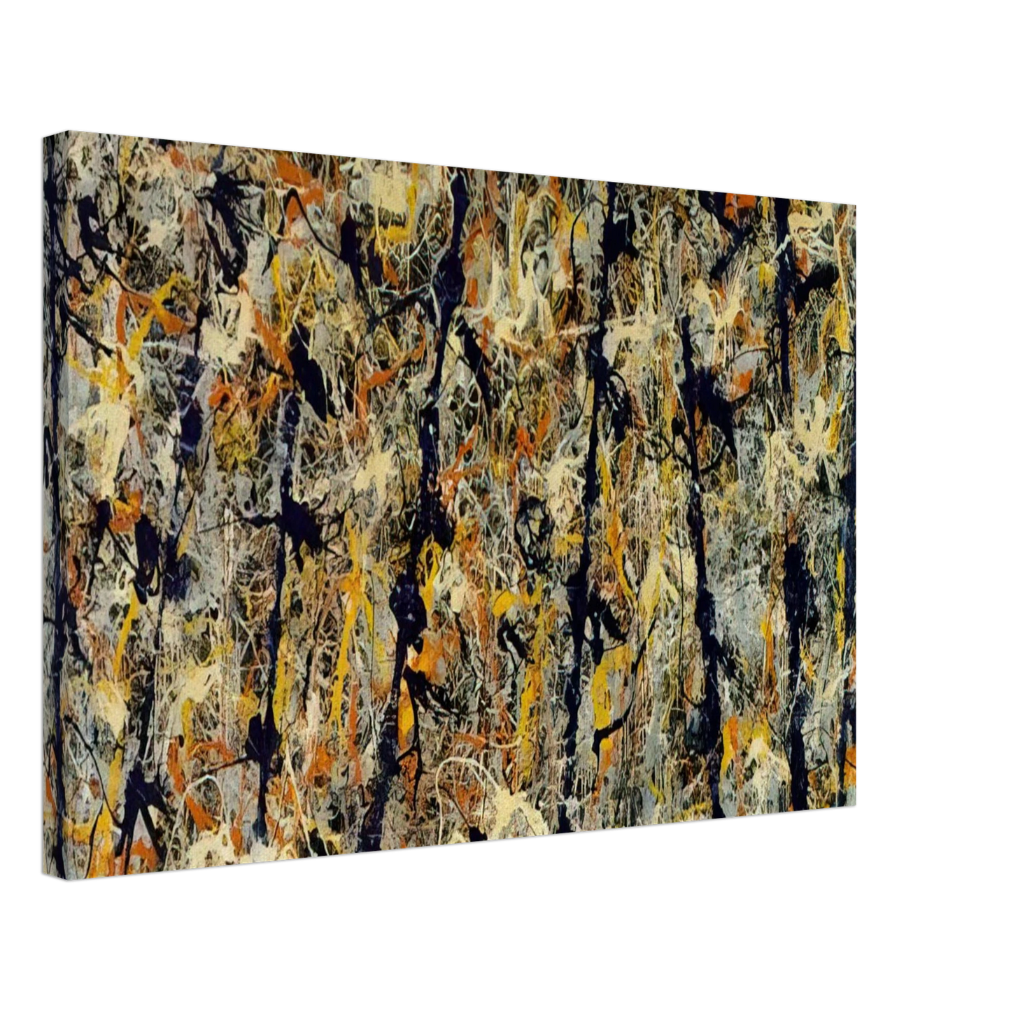 Jackson Pollock - BLUE POLES NUMBER 11 1952 1 Canvas - 70x100 cm / 28x40 inches-canvas