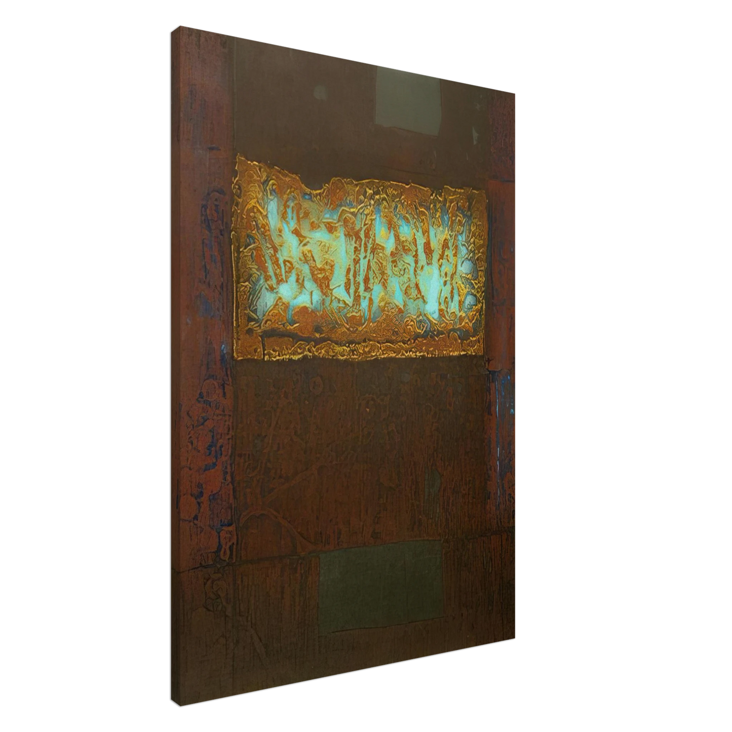 Hiroyuki Tajima - Square - 1969 Canvas - 20x30 cm / 8x12 inches-canvas