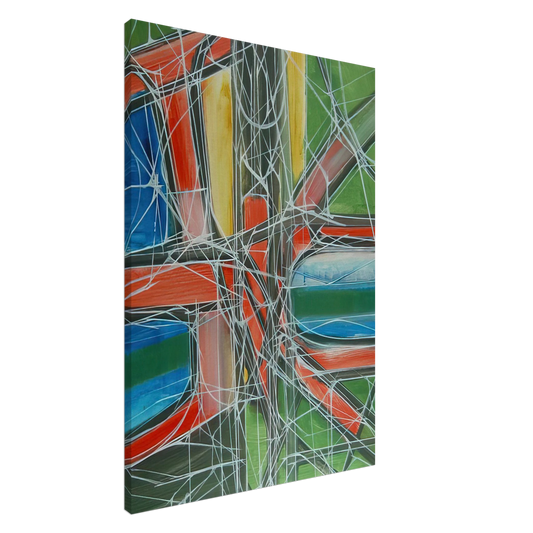 Jimmy Ernst - untitled - 1965 Canvas - 20x30 cm / 8x12 inches-canvas