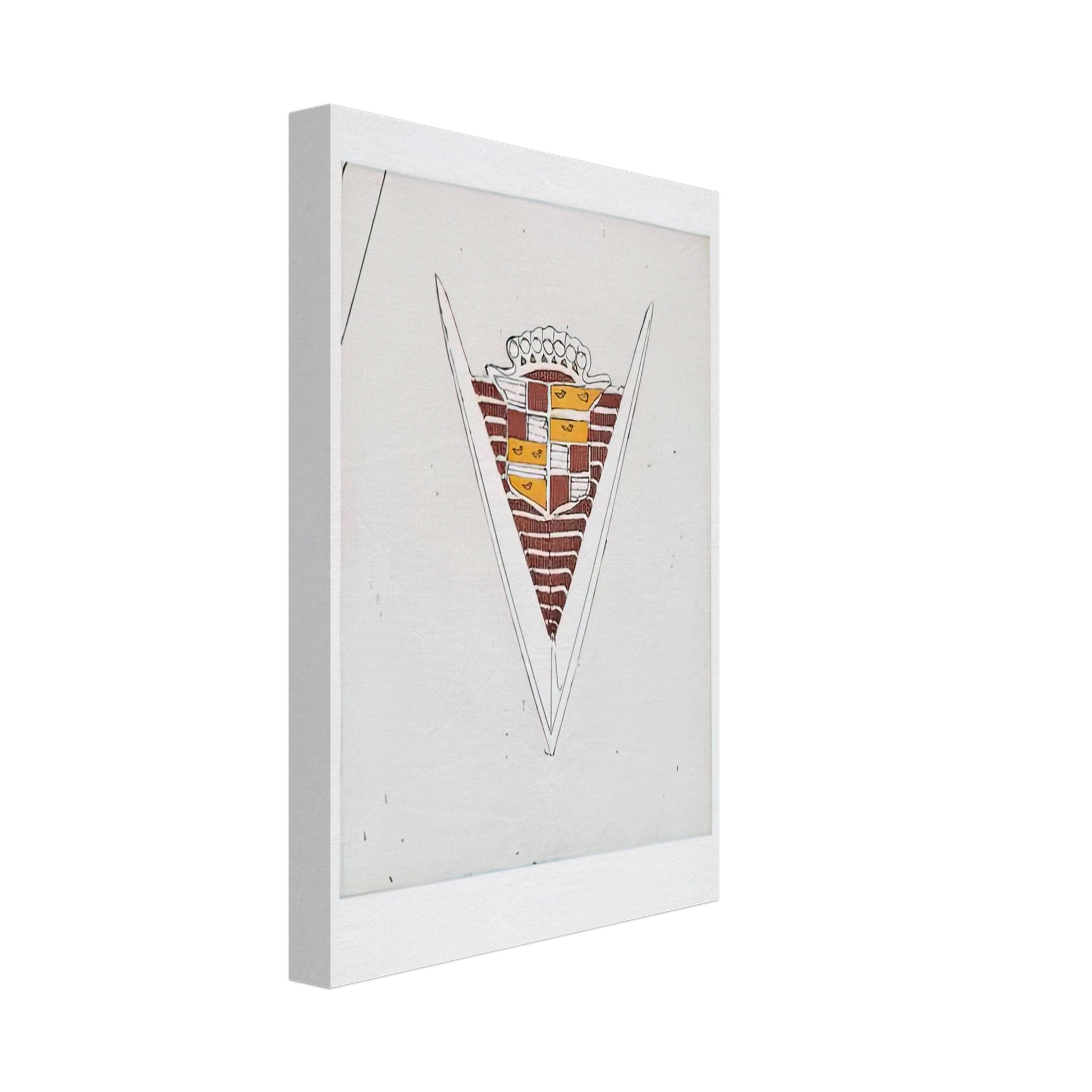 Edward Ruscha - CADILLAC MOTOR CITY SERIES 2009 Canvas - 40x60 cm / 16x24 inches-canvas