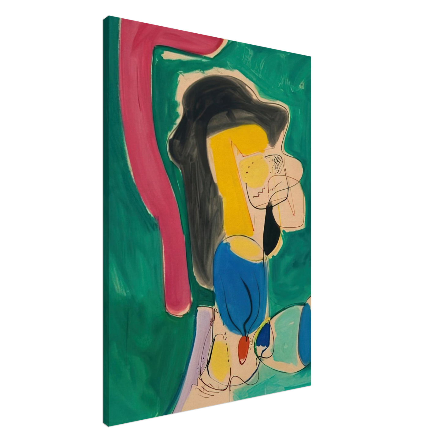 Hans Hofmann - The Mannequin Canvas - 20x30 cm / 8x12 inches-canvas