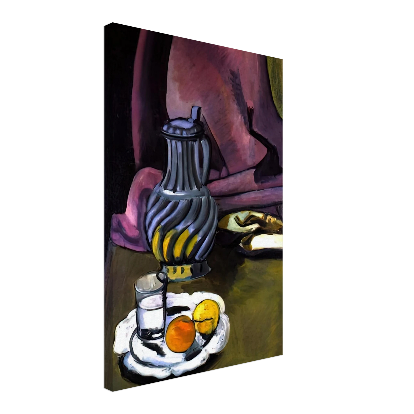 Henri Matisse - THE PEWTER JUG 1917 Canvas - 40x60 cm / 16x24 inches-canvas