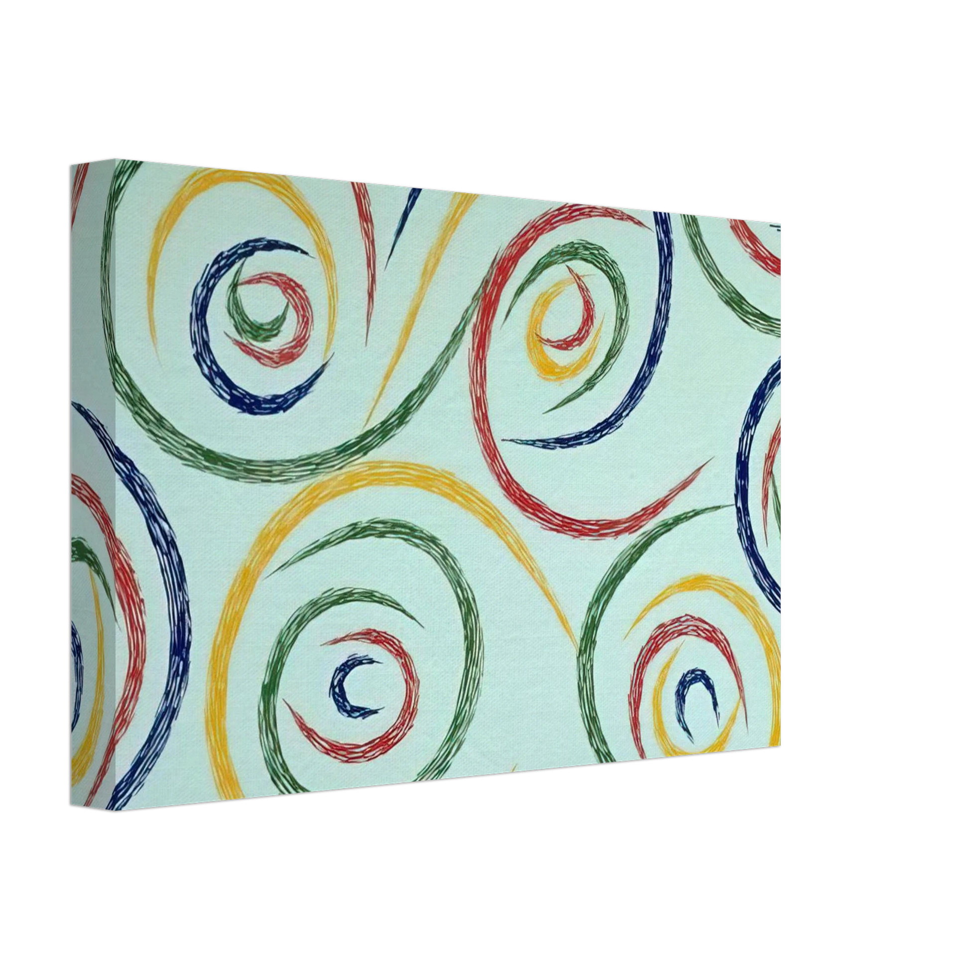 Piero Dorazio - Cercles du Matin - 1992 Canvas - 40x60 cm / 16x24 inches-canvas