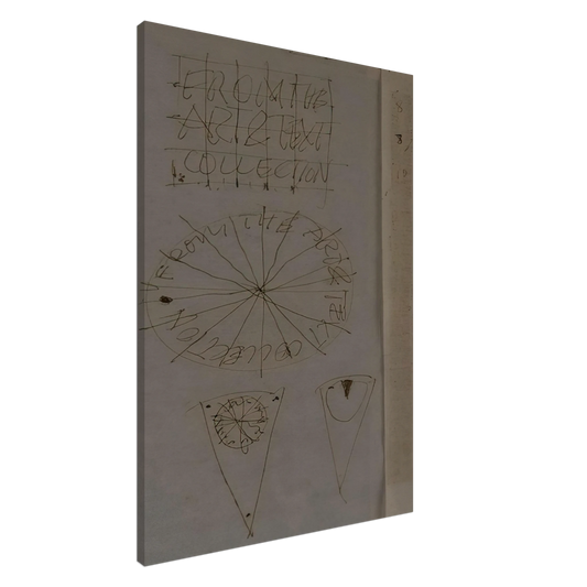 Billy Apple - A Piece of the Pie - Conceptual Art Canvas - 20x30 cm / 8x12 inches-canvas