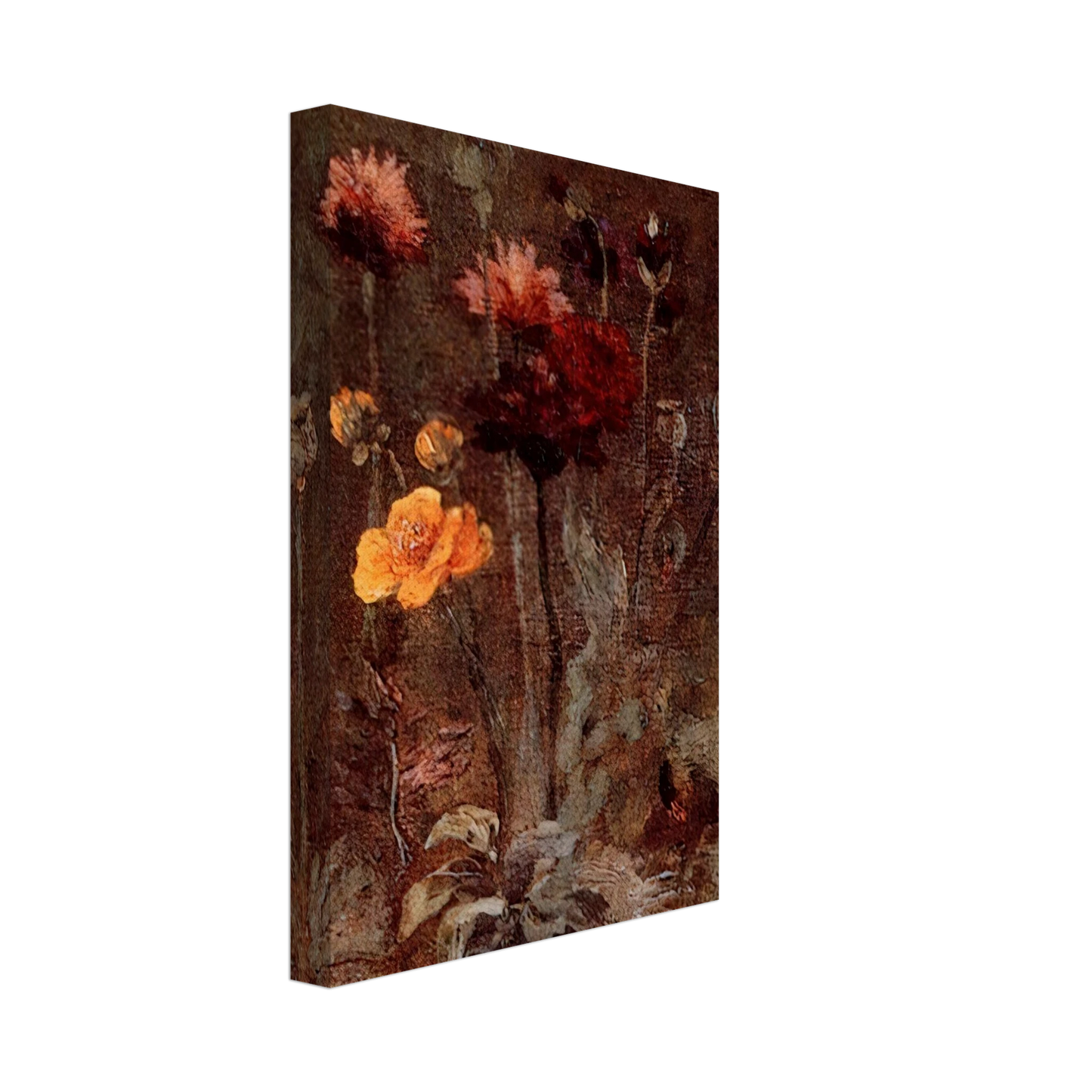 Vincent van Gogh - Still Life with Scabiosa and Ranunculus Canvas - 40x60 cm / 16x24 inches-canvas