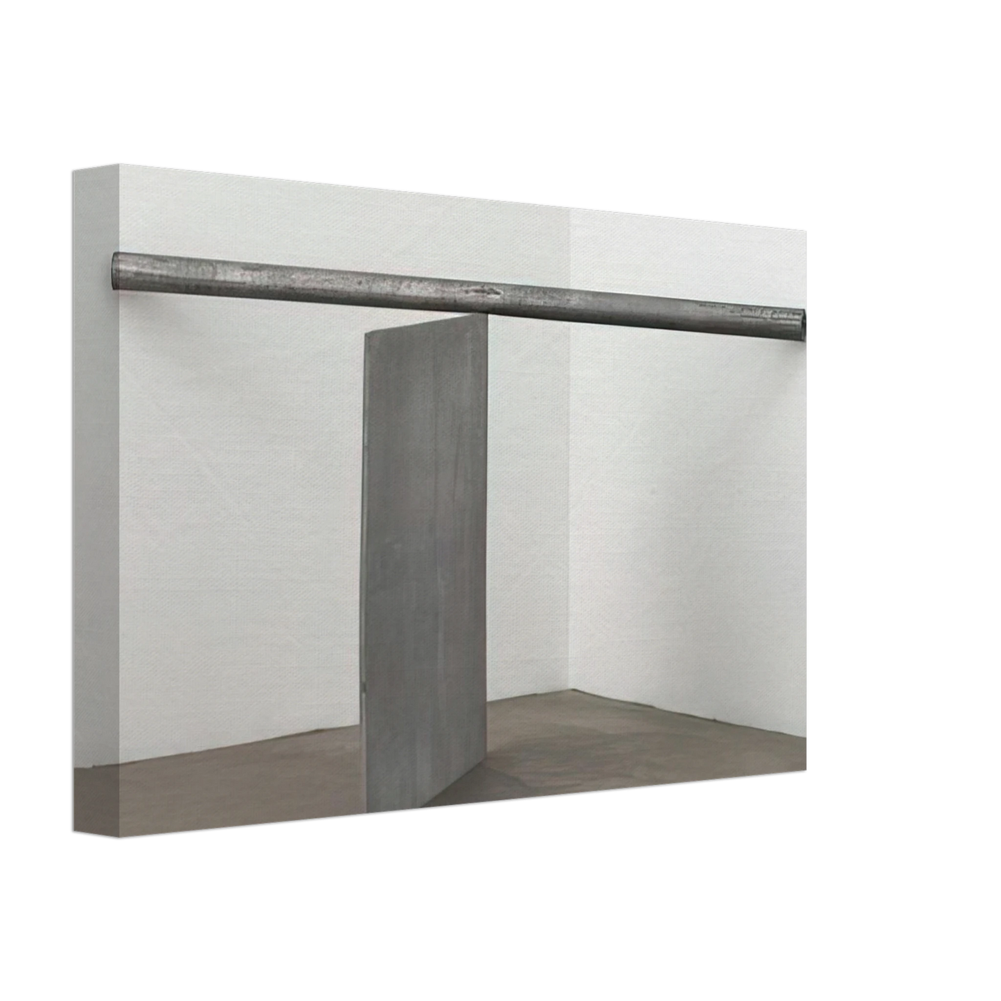 Richard Serra - EQUAL CORNER PROP PIECE 1970 Canvas - 70x100 cm / 28x40 inches-canvas