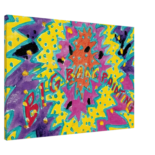 Paul Thek - Big Bang Painting - 1988 Canvas - 20x30 cm / 8x12 inches-canvas