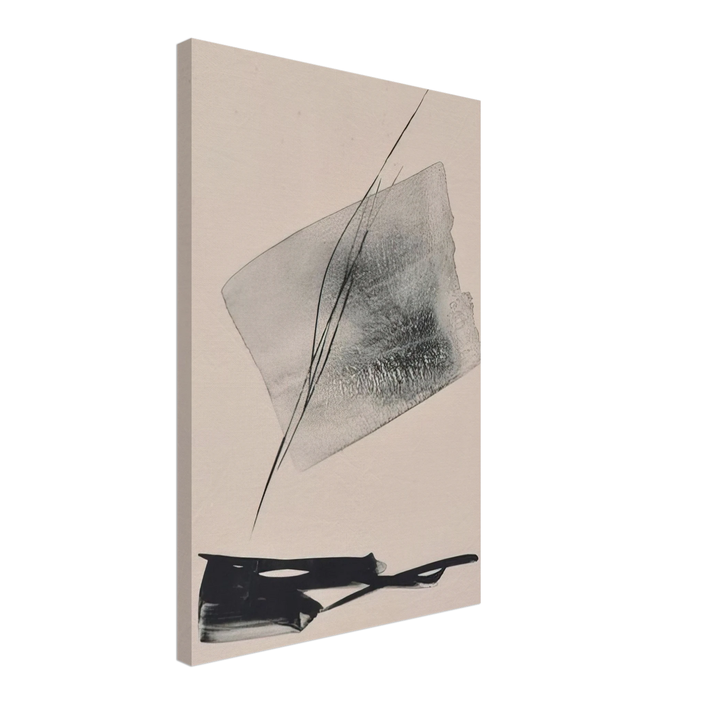 Toko Shinoda - Arrived Wind - Abstract Expressionism Canvas - 40x60 cm / 16x24 inches-canvas